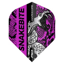 3 x Sets Hardcore Snakebite Coiled Selection Pack 2 Standard Dart Flights by Red Dragon