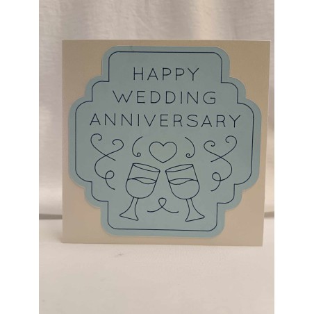 Carte "Happy Wedding Anniversary"