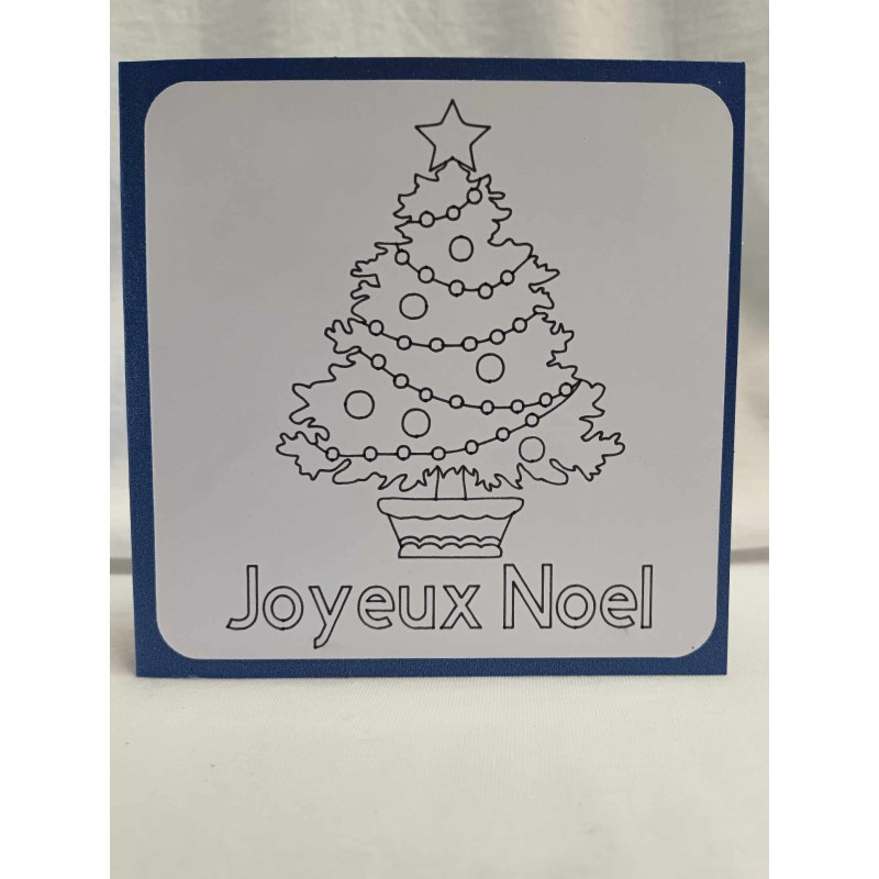 Carte Noël: Arbre de Noël